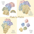 5-Pack 100% Butterblu Bailey Burp Cloths Organic Cotton Knit for Newborn & Baby Boys & Girls, Haze, One Size