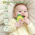 0-3-6-12 MISSLILI Teething Toy for Babies, Silicone Avocado Shape with Rattle Teether for Infants Months, Sensory Chew