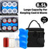 Fxady Pack, 6 9 oz, Breastmilk Cooler Bag with Ice Insulated Baby Bottle Tote Bag for Bottles Up to Clip-On Pouch