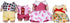 E-TING Family Set, Sweet Mother-Daughter Cool Father-Son Family Dress Up Set for 3-Inch and 2.25-inch Figure Town Series