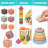 Majabike 6 12 9 1 1-3 Baby Toys to Months in Montessori Teething Toys Sorting Sensory Educational Learning Gift