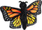 Wild Republic Huggers Butterfly Monarch Plush Toy, Slap Bracelet, Stuffed Animal, Kids