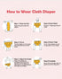 6 Pack Babygoal Cloth Diaper Covers