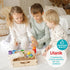 Ulanik Montessori Balls in Cups - Toddler Toys for 1 Year Old, Kids Preschool Wooden Matching Games