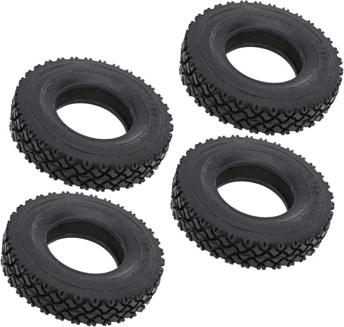 4PCS RC Car Tires, 20mm Width Shoe Sole Pattern Tyre Spare Parts, Fit for Tamiya Tractor Truck 1/14 RC Car Accessory