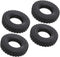 4PCS RC Car Tires, 20mm Width Shoe Sole Pattern Tyre Spare Parts, Fit for Tamiya Tractor Truck 1/14 RC Car Accessory