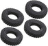 4PCS RC Car Tires, 20mm Width Shoe Sole Pattern Tyre Spare Parts, Fit for Tamiya Tractor Truck 1/14 RC Car Accessory