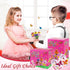 30PCS 6 PARSUP Valentines Day Gifts for Kids, Different Artificial Flower Building Block with Valentines Gift Boxes