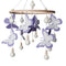 Purple Butterfly Crib Mobile Baby Girl Nursery Decor Handmade Felt Mobile Hanging