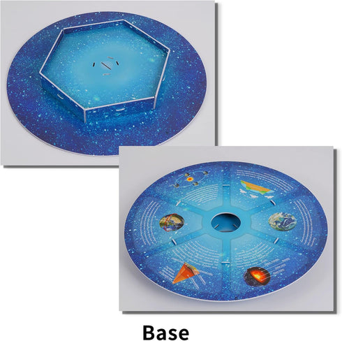 3D Geography Puzzle for Kids Ages 8-14, Earth Globe DIY Jigsaw Model Kit, Educational Learning Toys, 50 Pieces