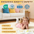 Yozoia 50 50, Tummy Thick Baby Play Mat for Floor x Ultra Soft Playpen Mat, Machine Washable Time Foam, Non-Slip Bottom