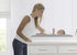 Plush Grey Contoured Changing Pad by Delta Children