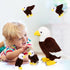 Lenwen 5 Pcs Bald Eagle Stuffed Animal Bulk 1 Mommy Eagle Plush with 4 Cute Babies Bald Eagles Plush Wild Bald Eagles