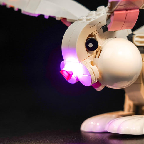 VONADO LED Light Kit for Lego White-Rabbit-31133-Easter-Bunny Creator, Lights Only, Compatible with Lego 31133
