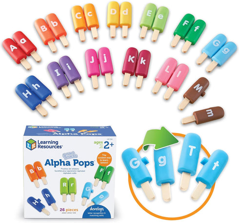 Learning Resources Smart Snacks Alpha Pops - Toddler Educational Alphabet Toys, ABC
