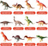 12Pack Educational Realistic Dinosaur Figure Toys, 6'' to 7" Large Size Playset Gift for Kids, Boys, and Girls