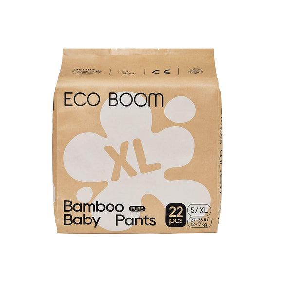 ECO BOOM Training Pants for Toddler Potty, Hypoallergenic for Sensitive Skin, Size