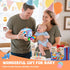 6-12 5 6 1-3 SAIMAND Baby Toys MonthsMystery Soft Box with Plush Marine Animals,Rattle,Crinkle Paper & MirrorMontessori