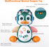 MOONTOY Penguin Baby Toys for 6 to 12 Months, Musical Light Up Crawling Walking Toy for Toddler Boys and Girls