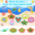 Set 3 4 5 6 PLAY Ocean Color Dough Kit with Sea Animals Molds, Under the Sea Toys for Sensory Play - Boat Whale Shark