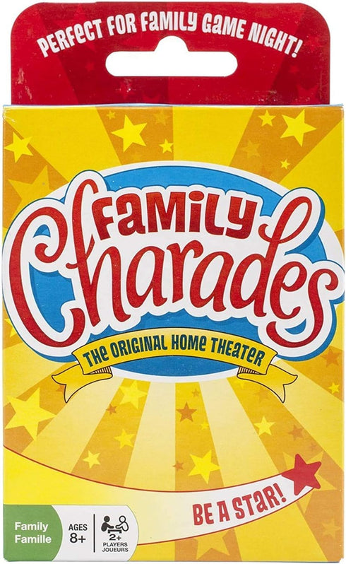 Outset Media Family Charades Card Game Travel Friendly - Includes Over 300