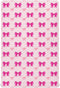 SDMKA Pink Bows Crib Sheets for Boys Girls - Portable Microfiber Fitted Crib