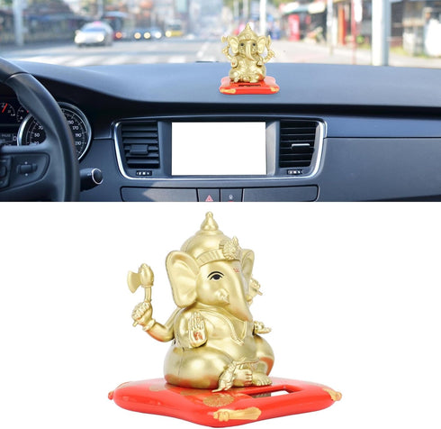 Solar Swinging Elephant Toy, Solar Automatic Bobble Head Toy, Lucky Decoration for Dashboard