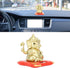 Solar Swinging Elephant Toy, Solar Automatic Bobble Head Toy, Lucky Decoration for Dashboard