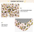 CZXW 52" 28" Leopard Yellow Pink Crib Sheets Fitted x Natural Cotton Soft & Breathable for Baby Crib Mattress