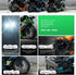 Pull Back Motorcycle Toys, Tiny Gift with Music Lighting, Race Motorcycles for Boys Age 3-8 (Green)