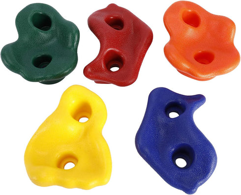 Yaegoo Climbing Holds for Kids and Adults, 25 PCS Rock Climbing Holds with Mounting Hardware for DIY Wall