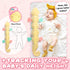 AWOTOY 0-6-12 Tummy Baby Toys Sensory Musical Stuffed Animal Activity Soft Infant Toys Month with Multi-Sensory