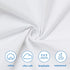 Pack 2 Pack 38"x 25", Pack and Play Sheets Waterproof, Cotton Mini Crib Sheets Compatible with Graco n Play, Dream on