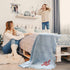 Fastasticdeals Nursery Bedding Baby Blankets for Boys & Girls Custom Personalized Text Name Cotton