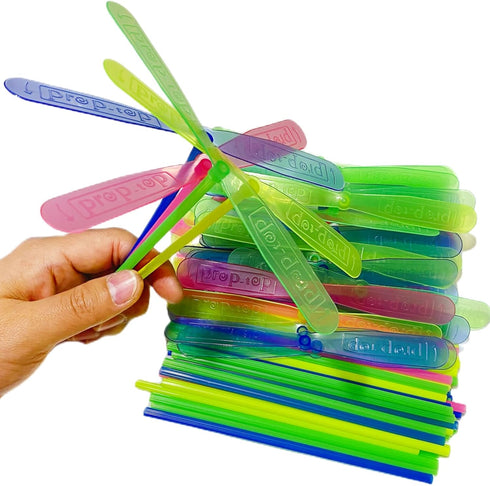 LCPQMZGH 60 Set 60 60 Set, Helicopter Toy, Propeller and Rod, Hand Helicopter Spinner Plastic Propeller Outdoor Flying