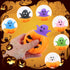 12PCS 6 BILLMOSS Halloween Pumpkin Squishy Toys - Colors Stress Relief Ghost Toy for Trick or Treat Party Suppliers