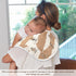 tplaotee 22x11in Skiing Brown Cotton burping Cloths for Babies Soft and Absorbent? Baby wash Cloth for Newborns boy