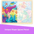 Wooden Puzzles for Kids Ages 3-5, 24 Piece Puzzle for 3 Year Old Little Mermaid, Preschool Toddler Puzzles for 3 4 5 Year Old with Picture Underneath