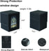 AEGIS GUARDIAN Card Deck Box for MTG, Commander Display, Holds 100 Double-Sleeved Cards, Black&Gray