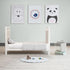 Tummy (40"x40") Byrd & Blume Round Baby Play Mat, Organic Cotton Soft Padded Nursery Floor Mat, Safe Hypoallergenic