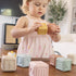 8 Baby Blocks Stacking for Babies Silicone Soft Building Blocks Teethers Montessori Toys for Babies Education Toys