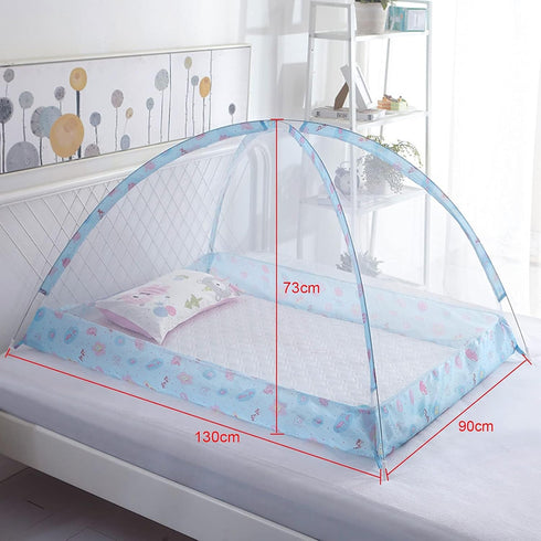 Generic Crib Mosquito Net Breathable Crib Netting Canopy Universal Size Crib Tent Foldable Protection Mesh Net Cover