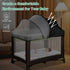 WANRU Pack 2-Way N Play Tent Cover & Bassinet Canopy - Half-Blackout Breathable Mosquito Net with Zipper for Bassinet