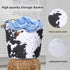 BBSET Highland Cow Nursery Bins Boxes for Toys Clothes Laundry Hamper Basket with Handles Nursery Hamper Toy Box Clothe
