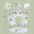 Hypoallergenic,Tummy (0-12Months) Nursing Pillow & Breastfeeding Pillow Ergonomic C-Shape for Breastfeeding & Bottle