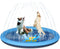 moinmoly Dog Splash Pad, 67" Non-Slip Thickened Sprinkler Pool, Summer Outdoor Pet Water