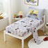 Set 4 Set Grey Construction Cars Toddler Bedding for Boys, Piece Reversible Lightweight Truck Highway Toddler Comforter