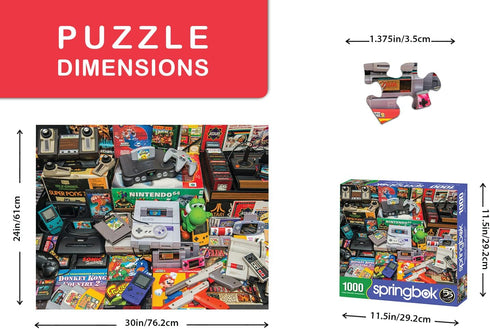 Springbok's 1000 Piece Jigsaw Puzzle Gamer's Trove, Multi