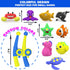 Staroud (10 Packs) Color Changing No Hole Magnetic Fishing Bath Toys for Kids Toddlers Baby, Color Change Water Table