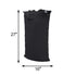 wegreeco Large Black Reusable Hanging Wet Dry Cloth Diaper Bag